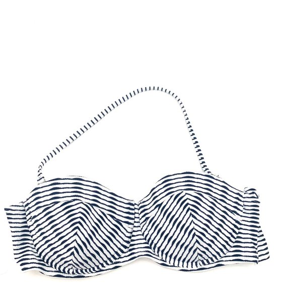 Tommy Bahama Navy Underwire Swim Bikini Top NEW - Picture 4 of 5